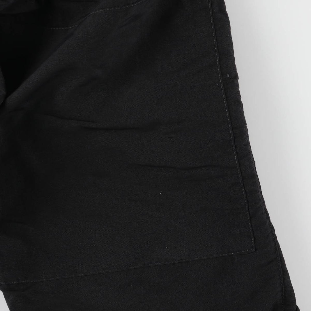 1990'S US Military PFU Training Pants, Nylon, Shaka Shaka Pants, Made in USA, Size M Nylon black type Vintage Second Hand
