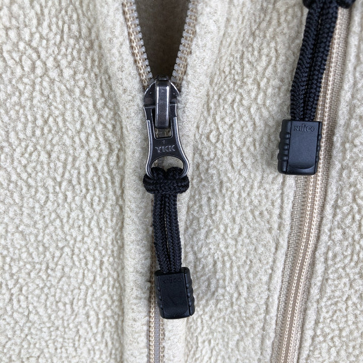 Vintage 90s-00'S Timberland fleece jacket, size M, men's polyester Beige type Vintage Second Hand