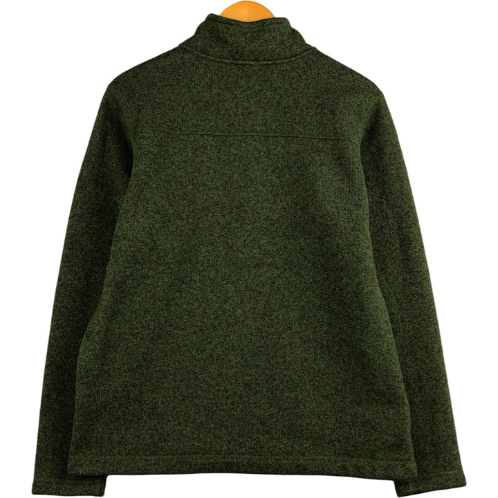 The North Face Half-Zip Fleece Pullover, Men's Size L polyester Khaki type sage green Vintage Second Hand