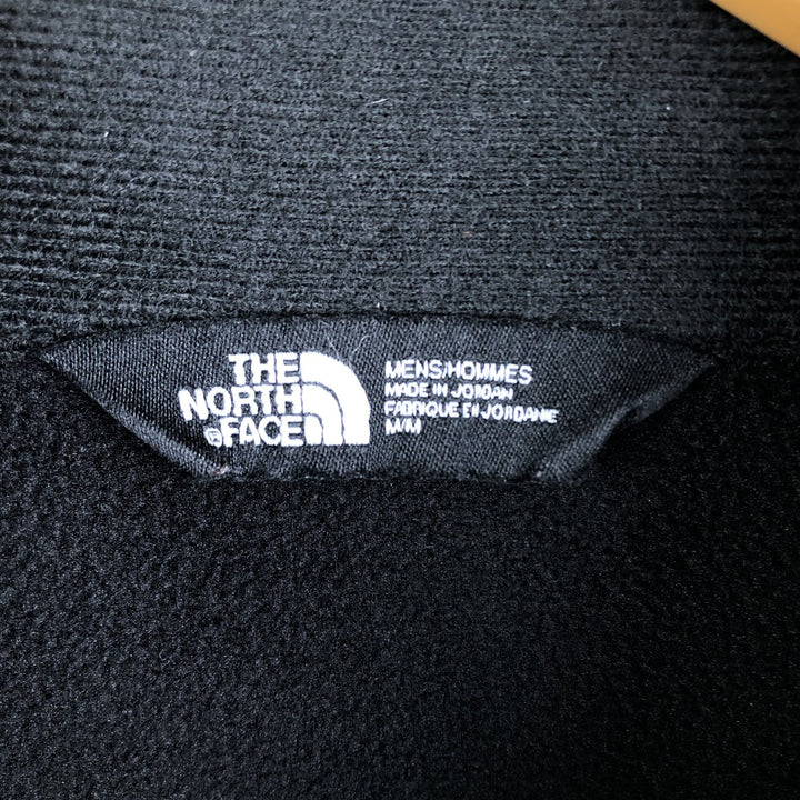 THE NORTH FACE Deloitte Advertising Half-Zip Fleece Pullover, Men's Size Medium polyester black type Vintage Second Hand
