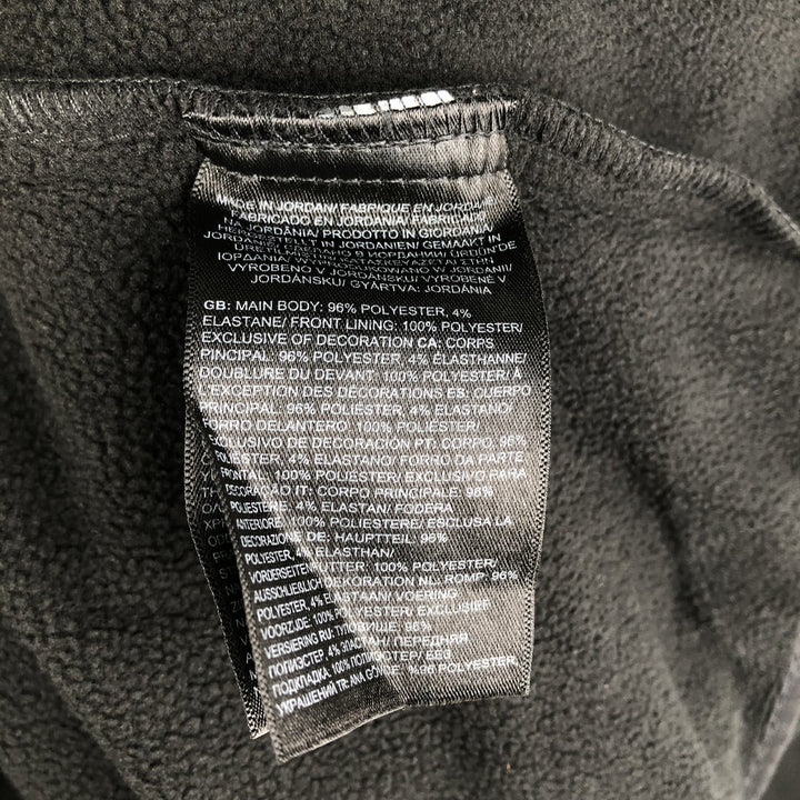 THE NORTH FACE Deloitte Advertising Half-Zip Fleece Pullover, Men's Size Medium polyester black type Vintage Second Hand