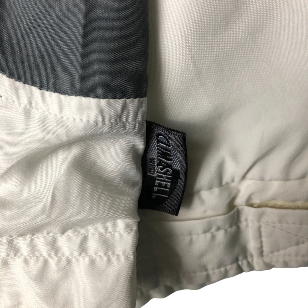 00'S adidas windbreaker men's XL size polyester white type Vintage Second Hand