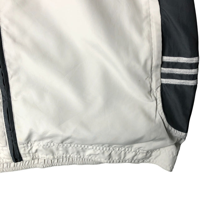 00'S adidas windbreaker men's XL size polyester white type Vintage Second Hand