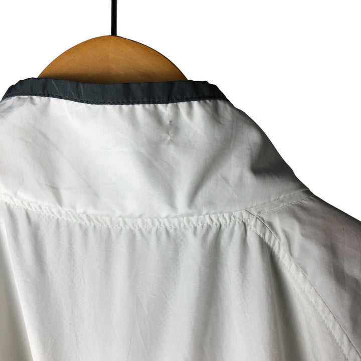 00'S adidas windbreaker men's XL size polyester white type Vintage Second Hand
