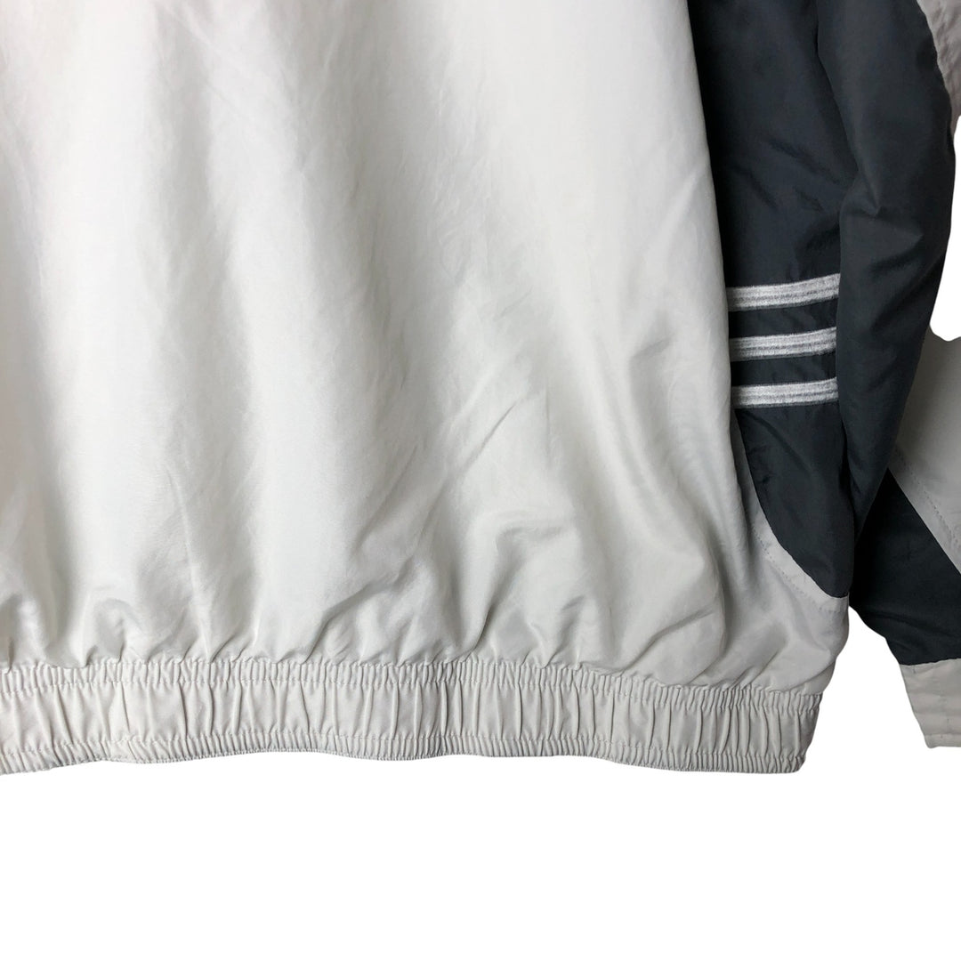 00'S adidas windbreaker men's XL size polyester white type Vintage Second Hand