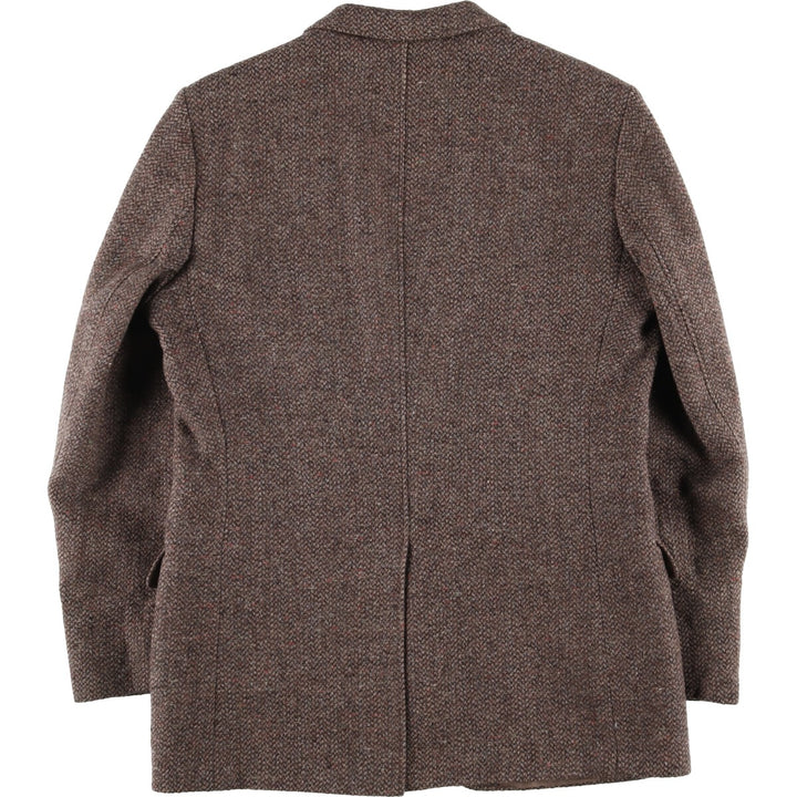 Stafford Color Nep Wool Tailored Jacket, Made in England, Men's Size M wool brown type Vintage Second Hand