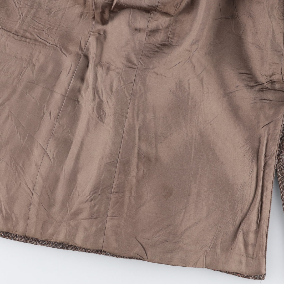 Stafford Color Nep Wool Tailored Jacket, Made in England, Men's Size M wool brown type Vintage Second Hand