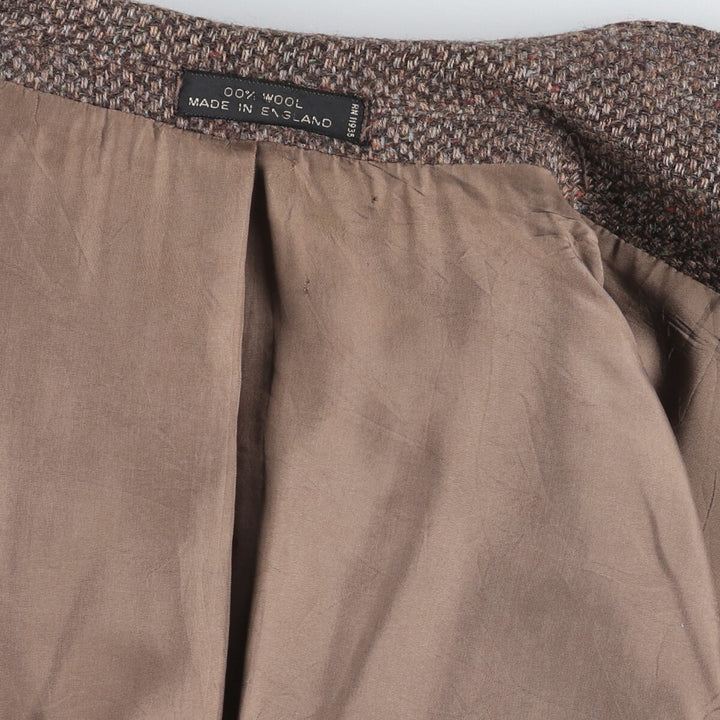 Stafford Color Nep Wool Tailored Jacket, Made in England, Men's Size M wool brown type Vintage Second Hand
