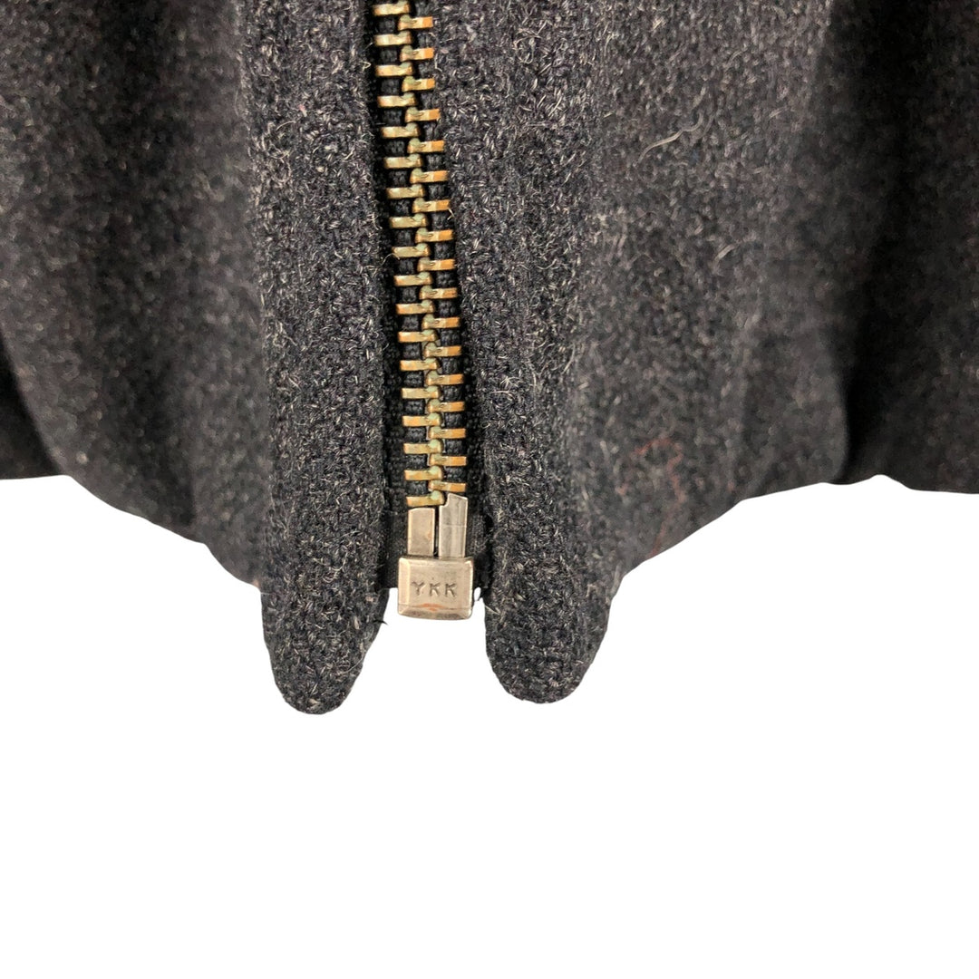 90'S GAP Vintage Padded Wool Half Coat, Men's Size L wool Charcoal Vintage Second Hand