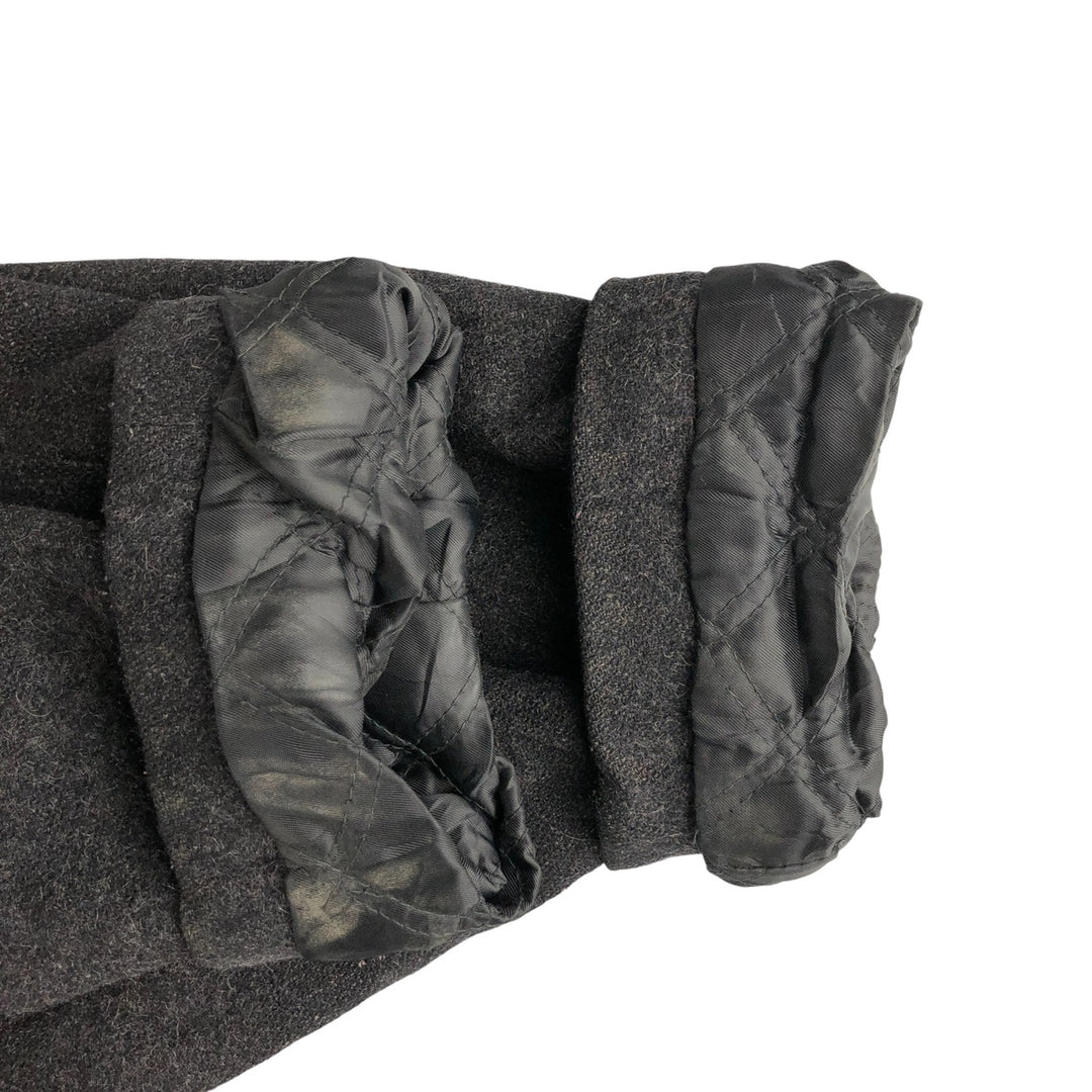 90'S GAP Vintage Padded Wool Half Coat, Men's Size L wool Charcoal Vintage Second Hand