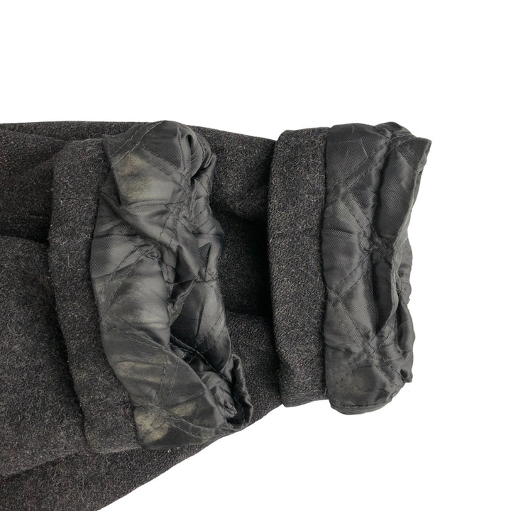 90'S GAP Vintage Padded Wool Half Coat, Men's Size L wool Charcoal Vintage Second Hand