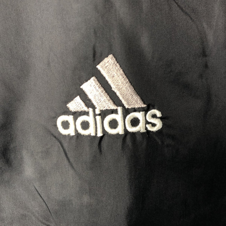 Vintage 80s-90'S Adidas nylon jacket, men's XL size Nylon black type Vintage Second Hand