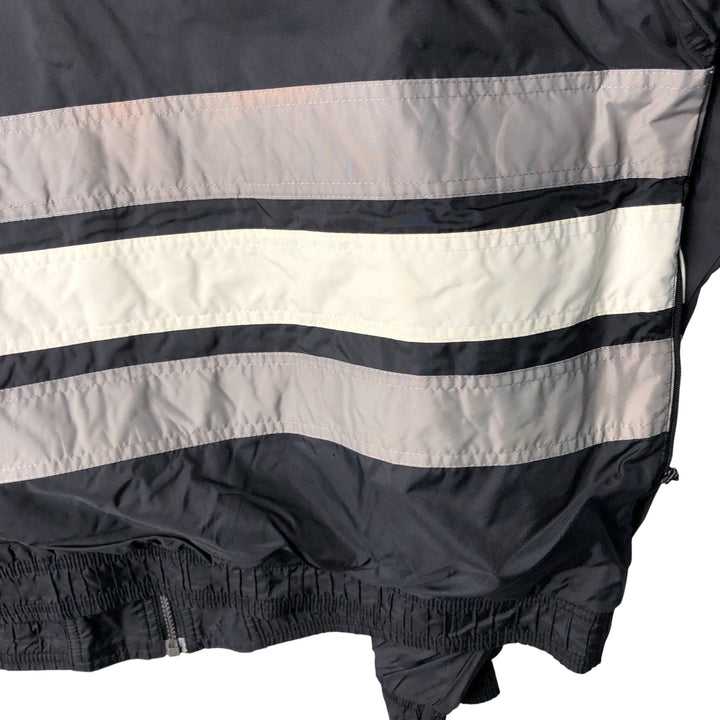 Vintage 80s-90'S Adidas nylon jacket, men's XL size Nylon black type Vintage Second Hand
