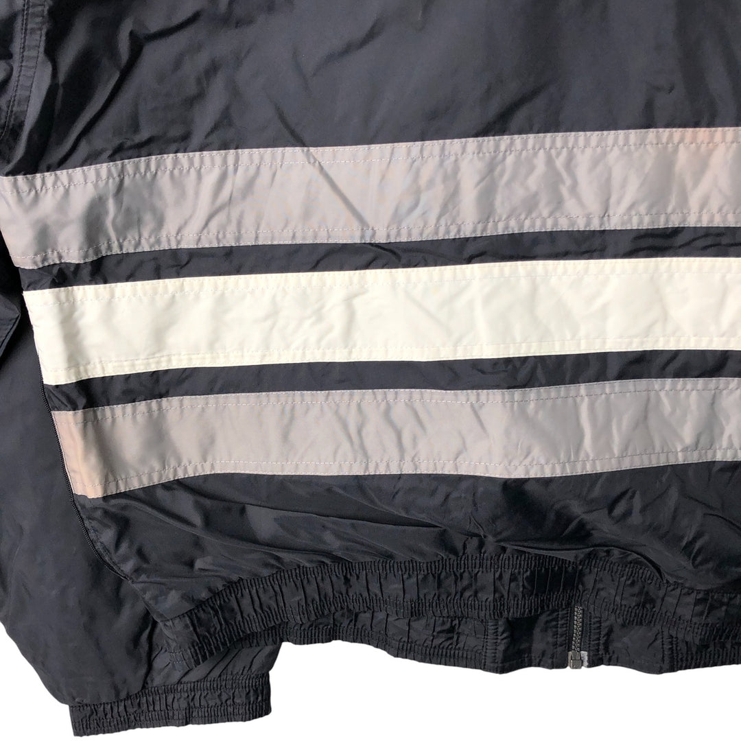 Vintage 80s-90'S Adidas nylon jacket, men's XL size Nylon black type Vintage Second Hand