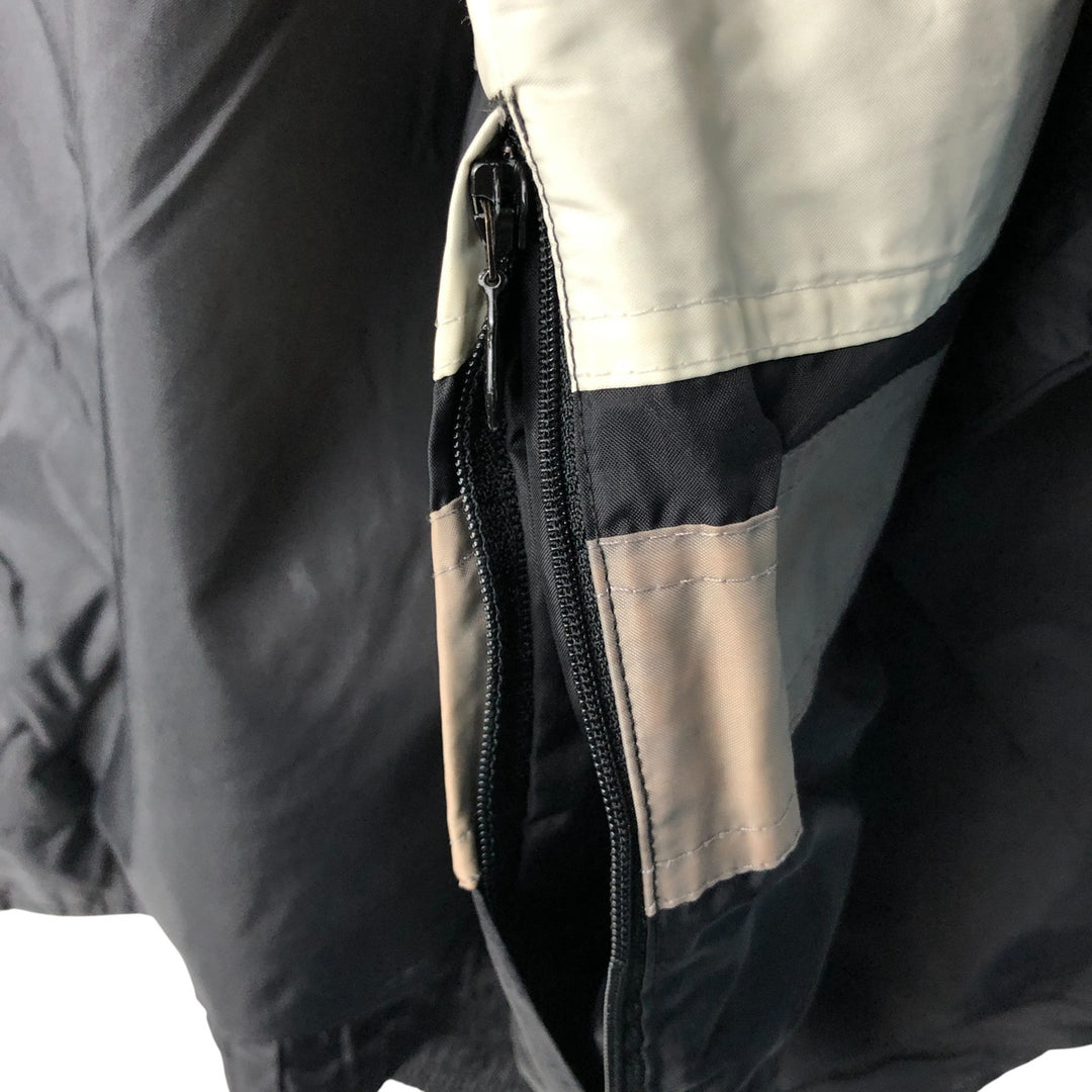 Vintage 80s-90'S Adidas nylon jacket, men's XL size Nylon black type Vintage Second Hand