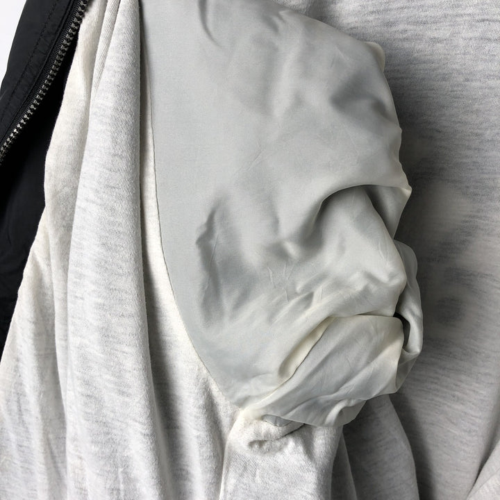 Vintage 80s-90'S Adidas nylon jacket, men's XL size Nylon black type Vintage Second Hand