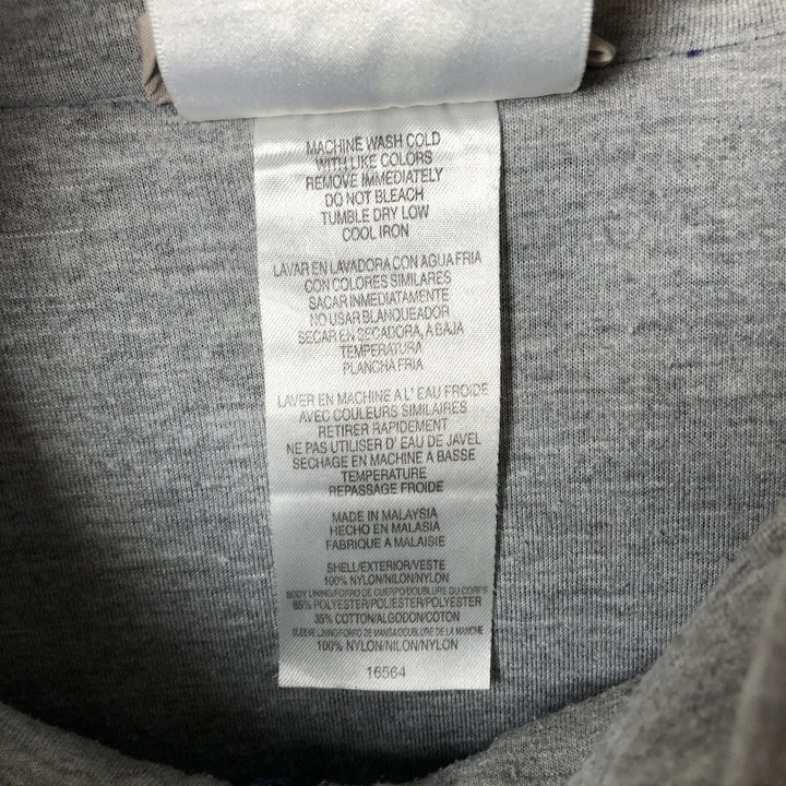 Vintage 90'S Adidas anorak parka, men's size XL Nylon navy blue type Vintage Second Hand