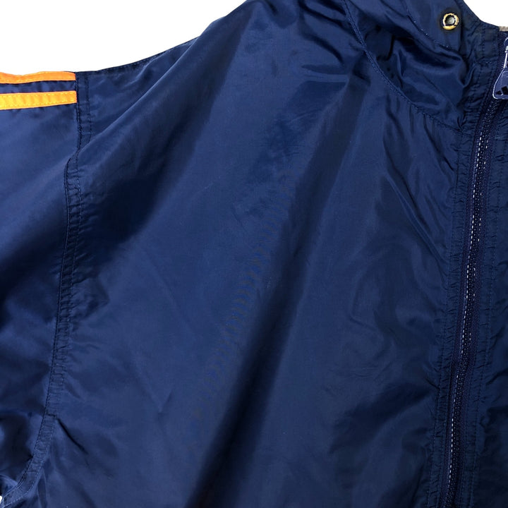 Vintage 90'S Adidas anorak parka, men's size XL Nylon navy blue type Vintage Second Hand