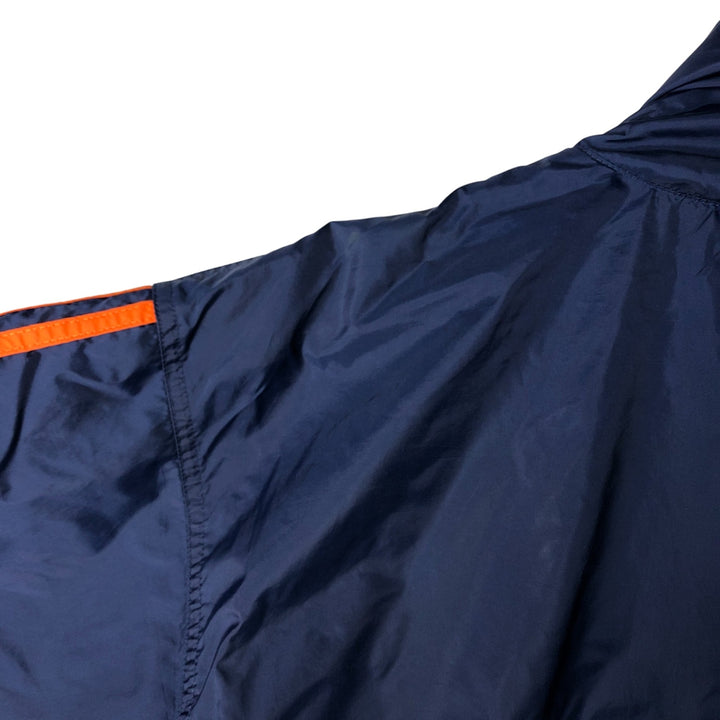 Vintage 90'S Adidas anorak parka, men's size XL Nylon navy blue type Vintage Second Hand