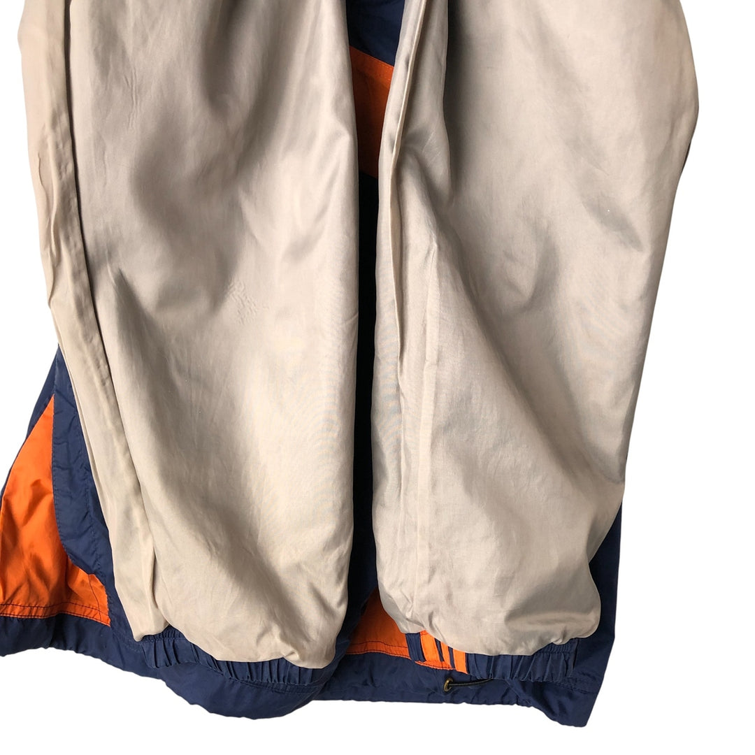 Vintage 90'S Adidas anorak parka, men's size XL Nylon navy blue type Vintage Second Hand