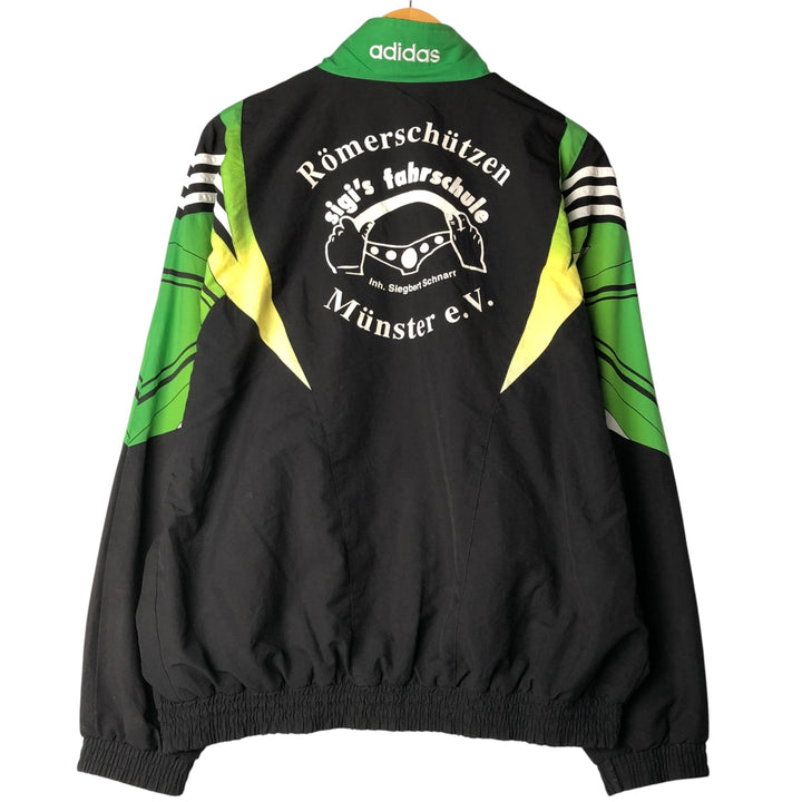 90'S Adidas Windbreaker Men's M Size Vintage polyester black type Vintage Second Hand