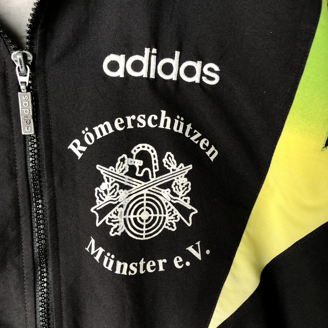 90'S Adidas Windbreaker Men's M Size Vintage polyester black type Vintage Second Hand