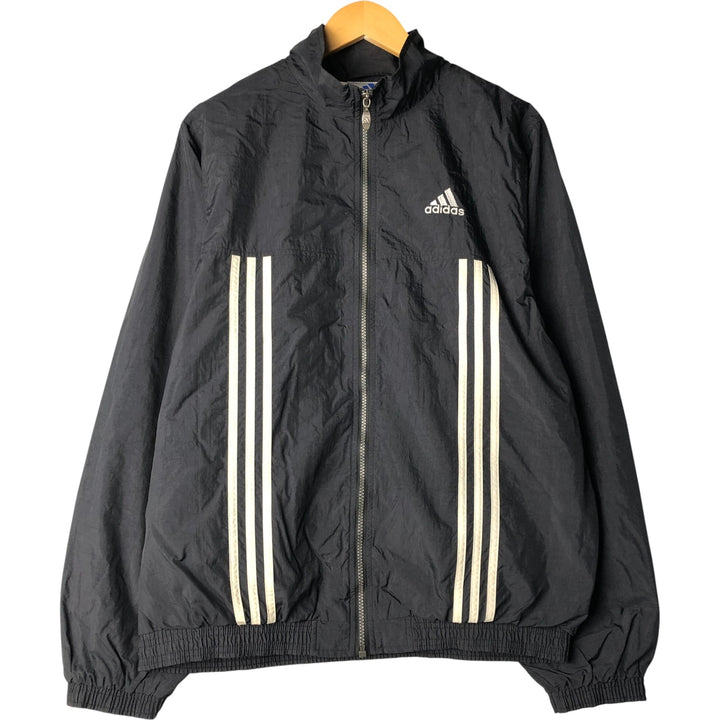 90'S Adidas Windbreaker Men's M Size Vintage unclear black type Vintage Second Hand