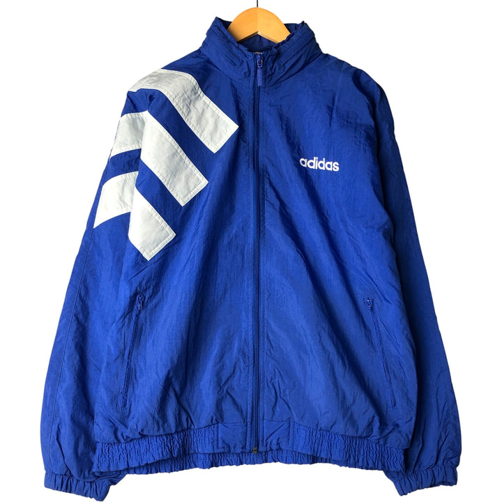 Vintage 80s-90'S Adidas nylon jacket, men's size M Nylon blue type Vintage Second Hand