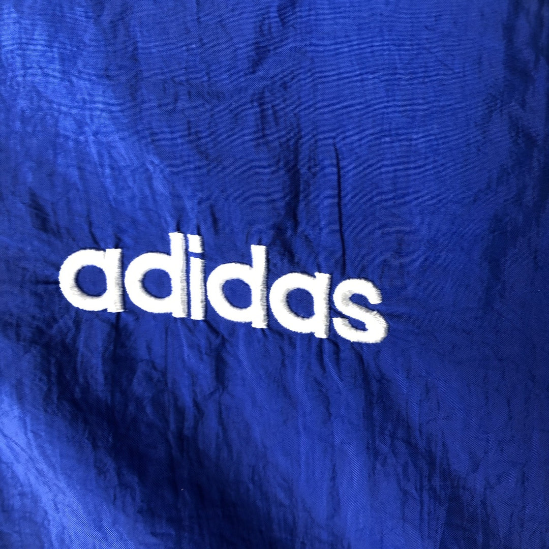 Vintage 80s-90'S Adidas nylon jacket, men's size M Nylon blue type Vintage Second Hand