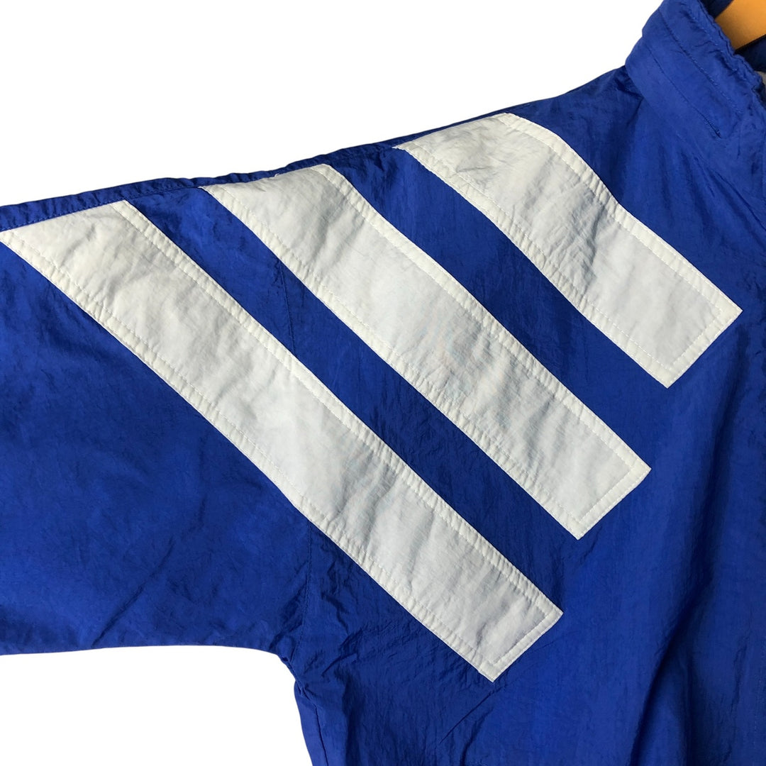 Vintage 80s-90'S Adidas nylon jacket, men's size M Nylon blue type Vintage Second Hand