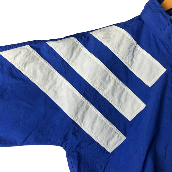 Vintage 80s-90'S Adidas nylon jacket, men's size M Nylon blue type Vintage Second Hand