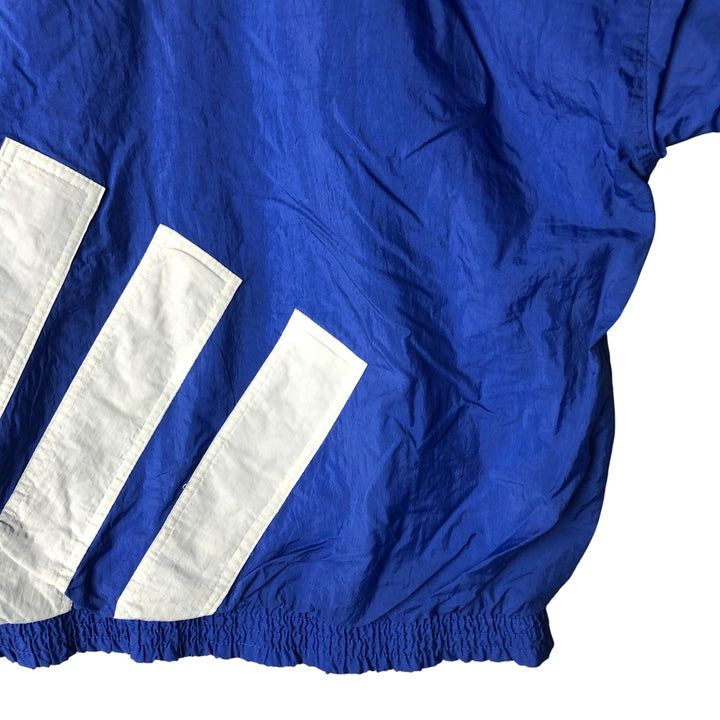 Vintage 80s-90'S Adidas nylon jacket, men's size M Nylon blue type Vintage Second Hand