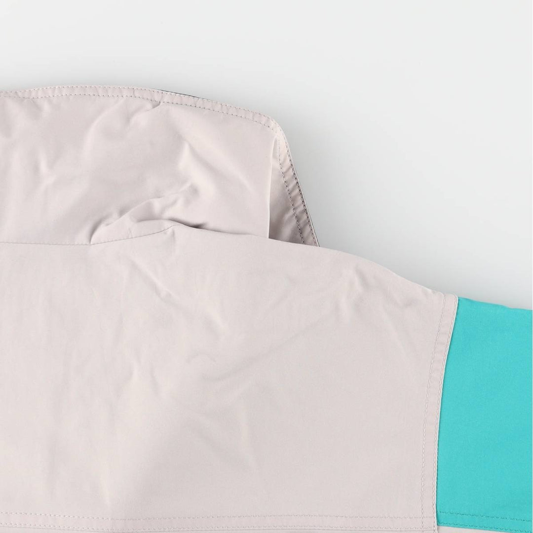 Vintage 90'S Eddie Bauer anorak jacket, size L, men's polyester gray type Vintage Second Hand