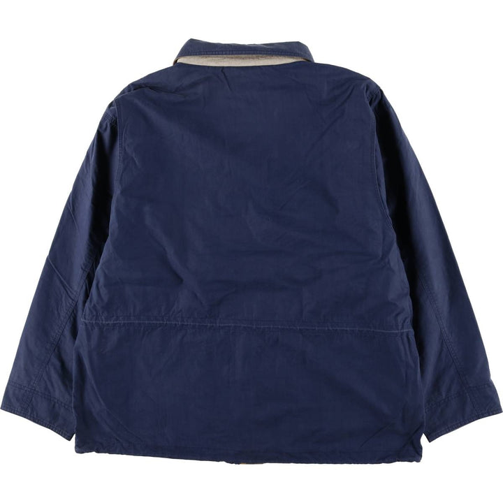 90'S Eddie Bauer Mountain Jacket, Shell Jacket, Men's XL, Vintage cotton navy blue type Vintage Second Hand
