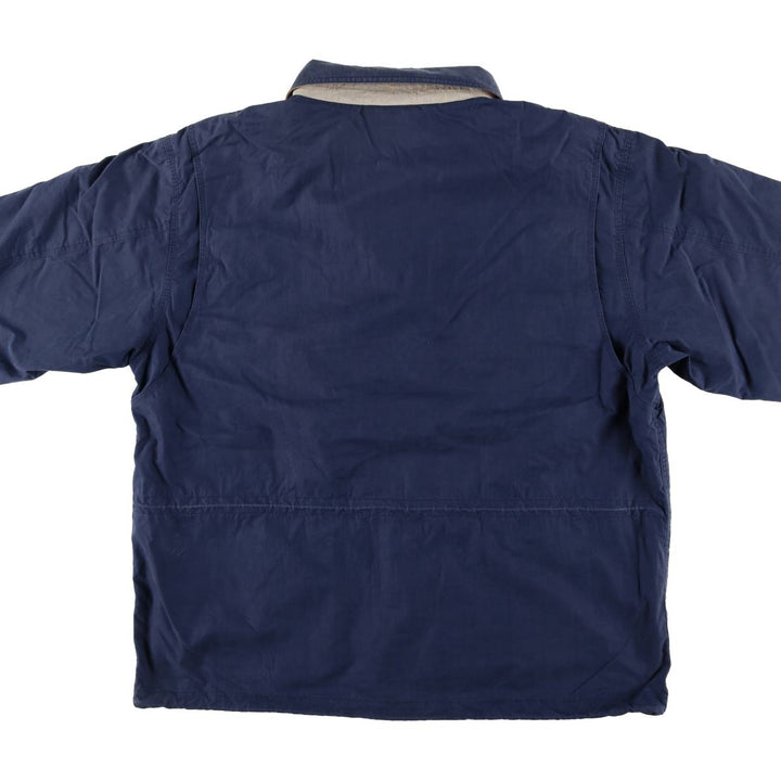90'S Eddie Bauer Mountain Jacket, Shell Jacket, Men's XL, Vintage cotton navy blue type Vintage Second Hand