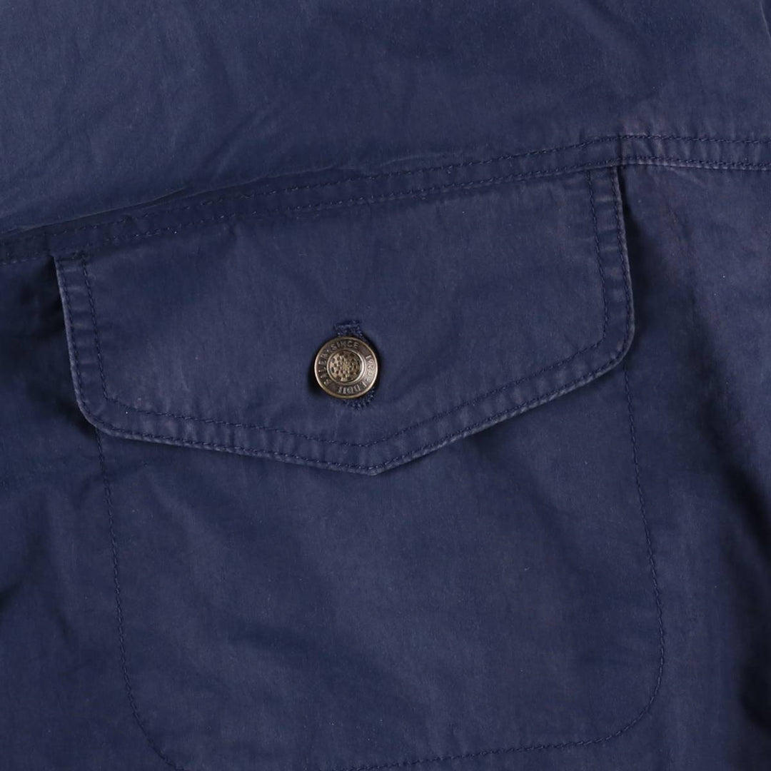 90'S Eddie Bauer Mountain Jacket, Shell Jacket, Men's XL, Vintage cotton navy blue type Vintage Second Hand