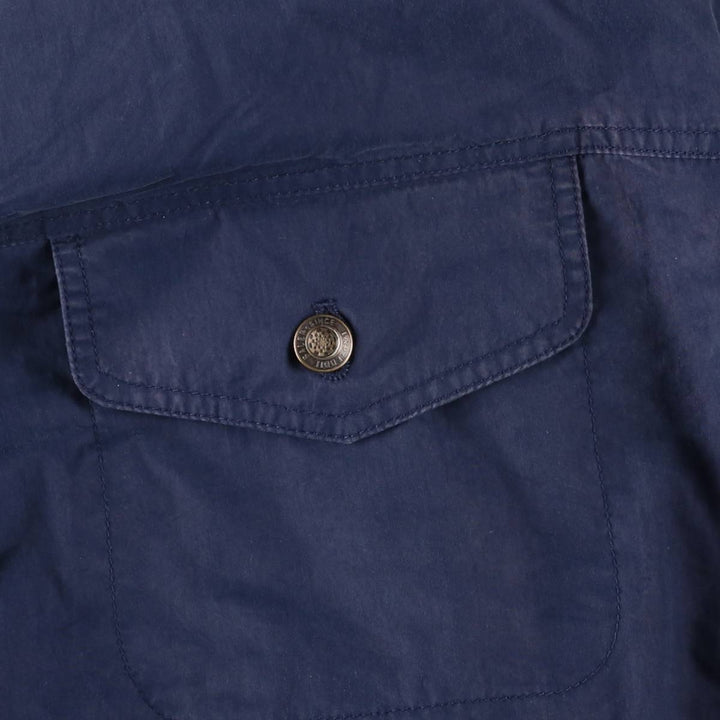 90'S Eddie Bauer Mountain Jacket, Shell Jacket, Men's XL, Vintage cotton navy blue type Vintage Second Hand