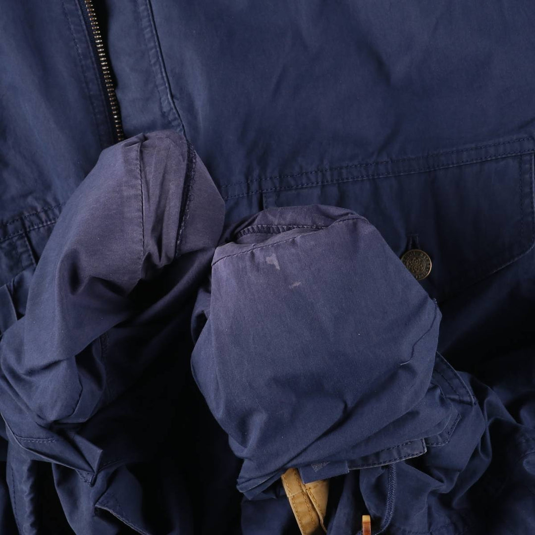 90'S Eddie Bauer Mountain Jacket, Shell Jacket, Men's XL, Vintage cotton navy blue type Vintage Second Hand