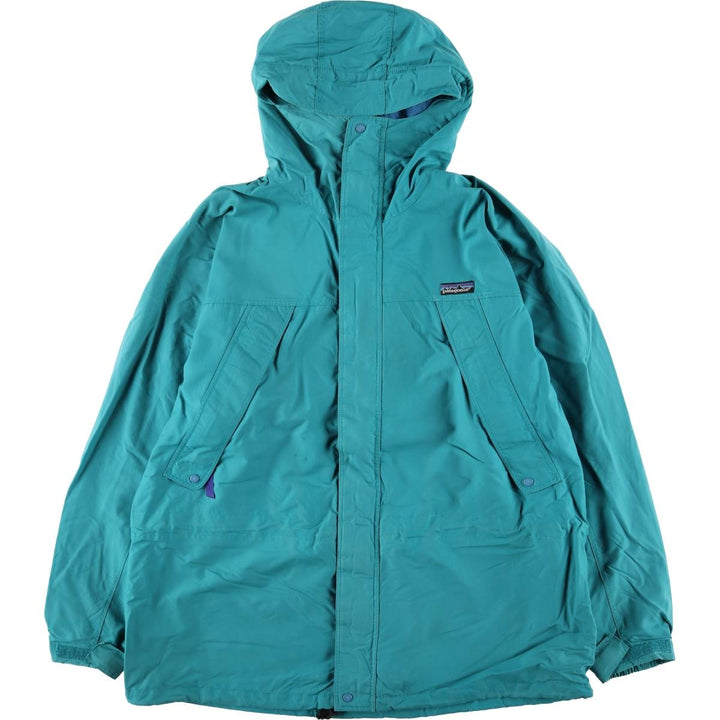 Patagonia STORM JACKET Mountain Parka Shell Jacket Men's Size L Nylon Emerald green Vintage Second Hand