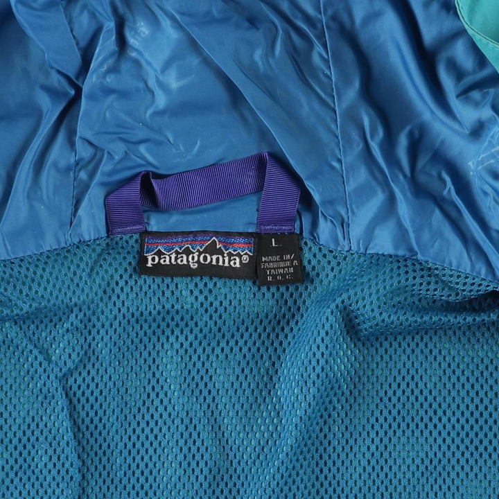 Patagonia STORM JACKET Mountain Parka Shell Jacket Men's Size L Nylon Emerald green Vintage Second Hand