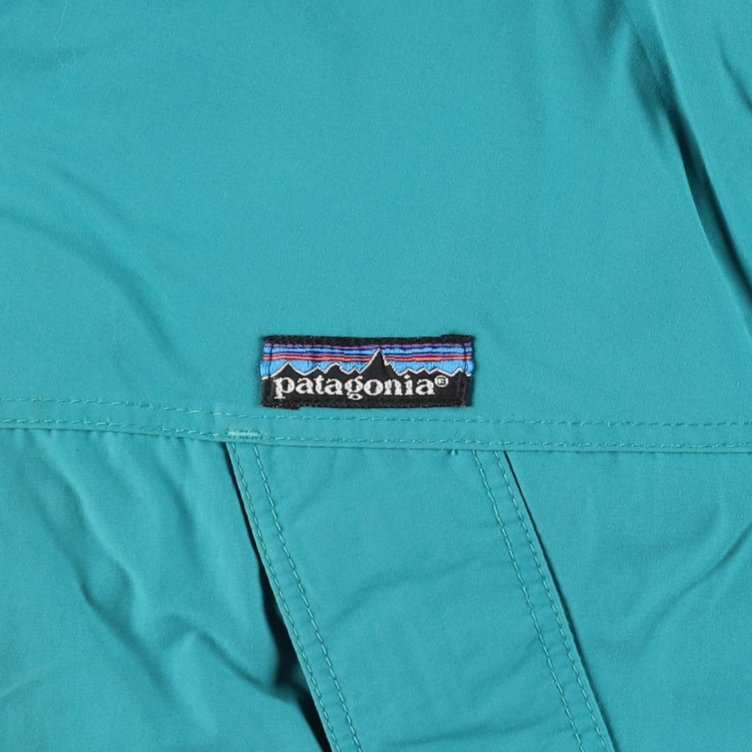 Patagonia STORM JACKET Mountain Parka Shell Jacket Men's Size L Nylon Emerald green Vintage Second Hand