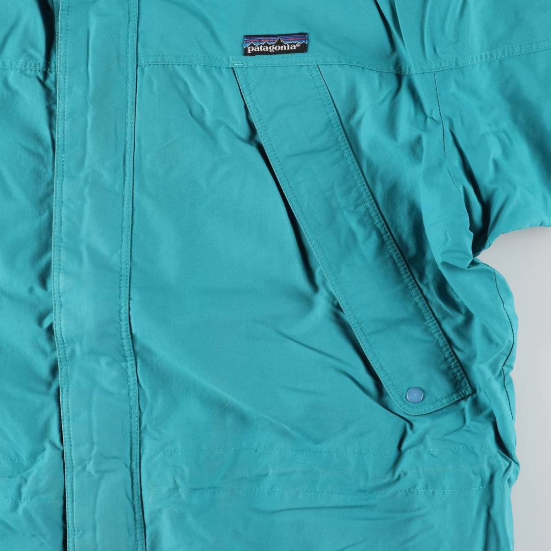 Patagonia STORM JACKET Mountain Parka Shell Jacket Men's Size L Nylon Emerald green Vintage Second Hand