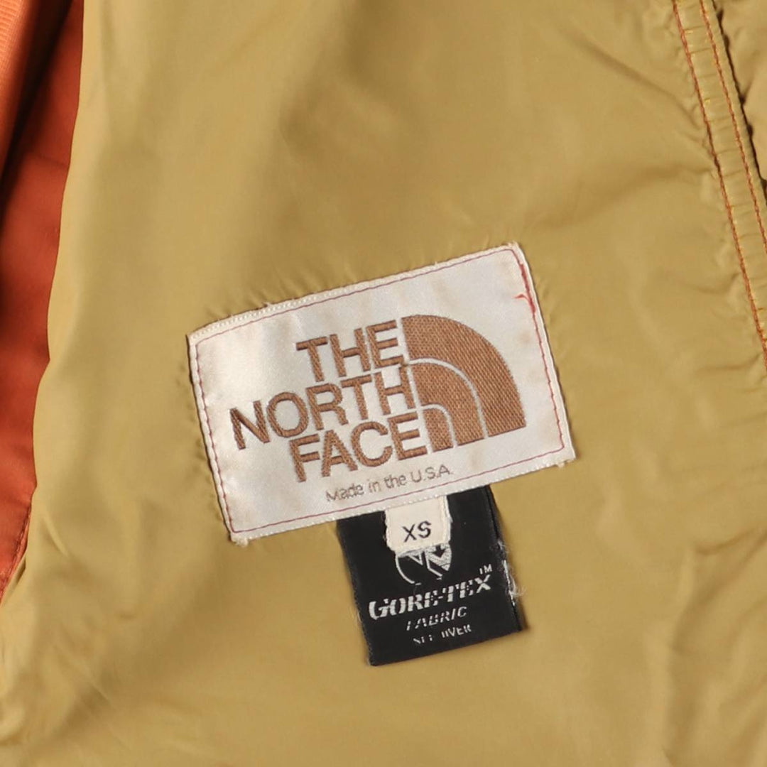 Vintage 1980'S The North Face Gore-Tex Mountain Parka Shell Jacket, Made in USA, Men's Size XS unclear orange type Vintage Second Hand