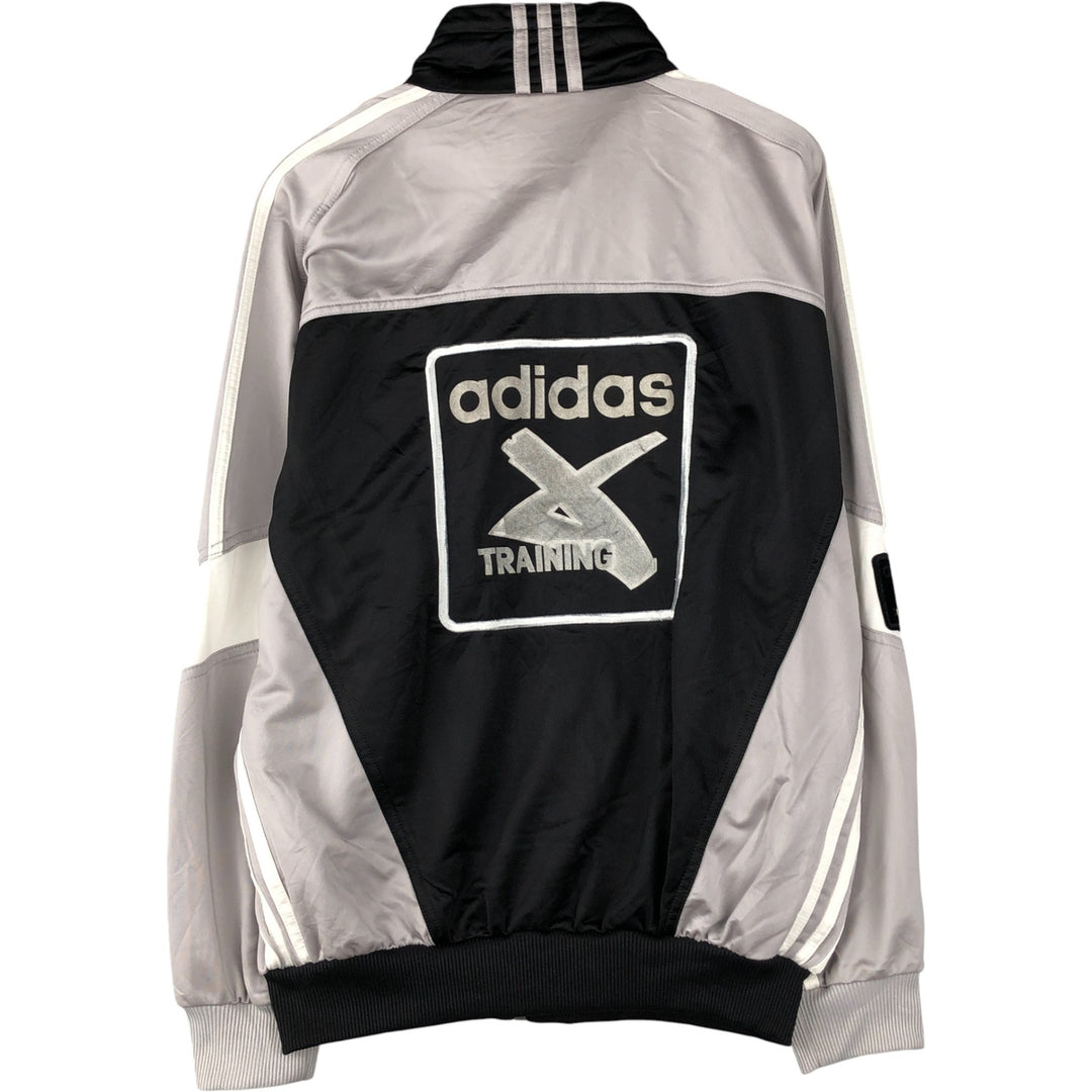 Vintage 80'S adidas track jacket, size M for men polyester black type Vintage Second Hand