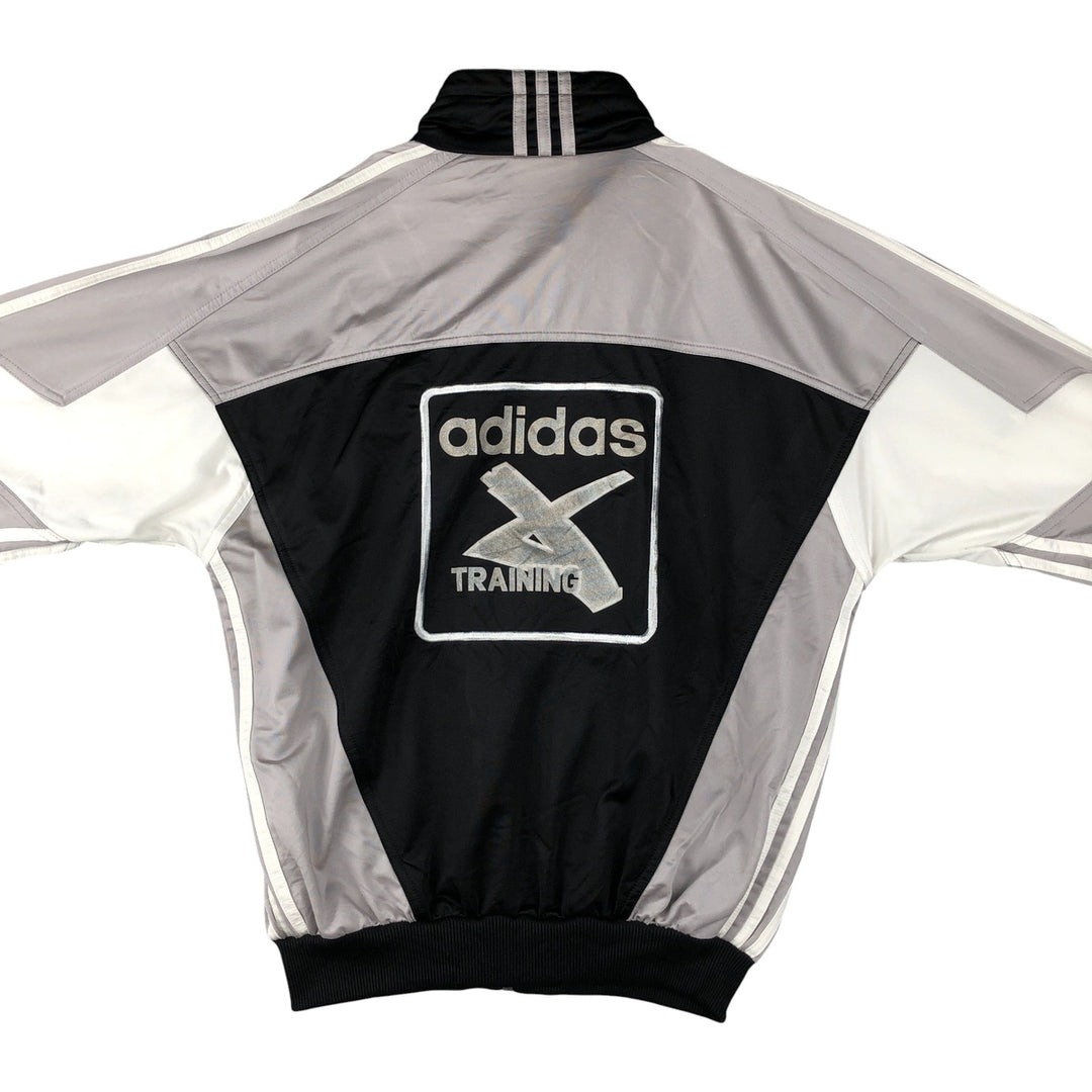 Vintage 80'S adidas track jacket, size M for men polyester black type Vintage Second Hand