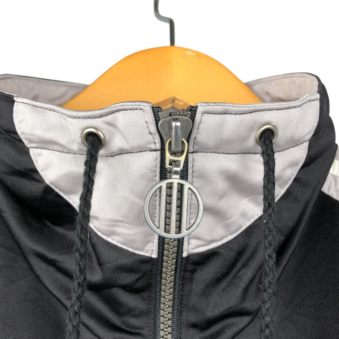 Vintage 80'S adidas track jacket, size M for men polyester black type Vintage Second Hand