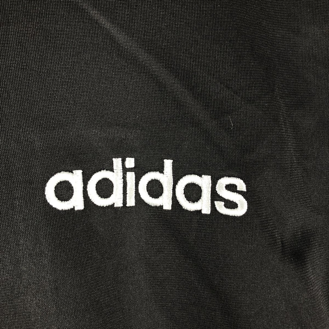 Vintage 80'S adidas track jacket, size M for men polyester black type Vintage Second Hand