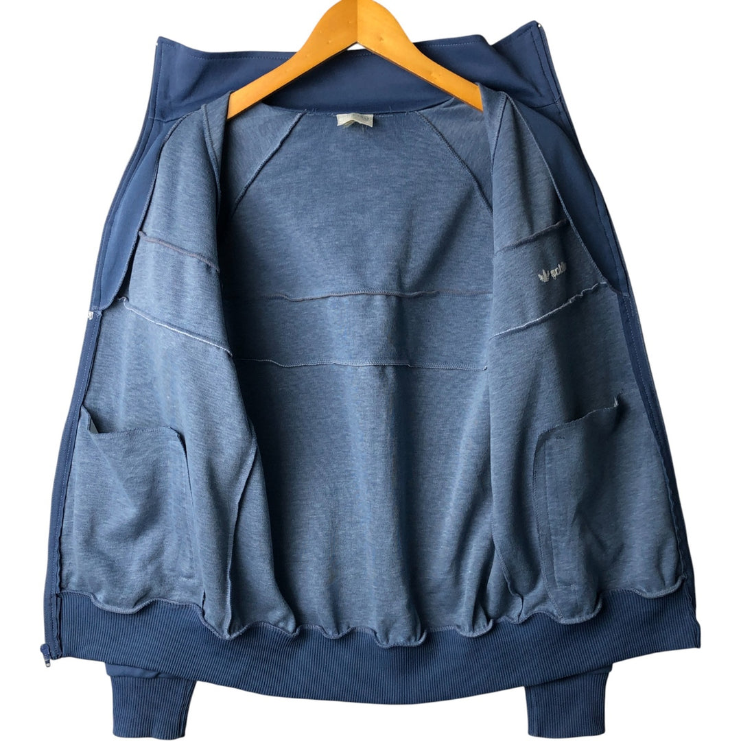 Vintage 70s-80'S Adidas track jacket, size M, men's unclear navy blue type Vintage Second Hand