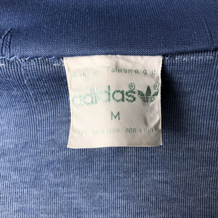 Vintage 70s-80'S Adidas track jacket, size M, men's unclear navy blue type Vintage Second Hand