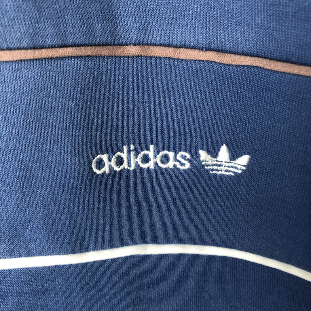 Vintage 70s-80'S Adidas track jacket, size M, men's unclear navy blue type Vintage Second Hand
